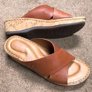 Born Cork Platform Sandals